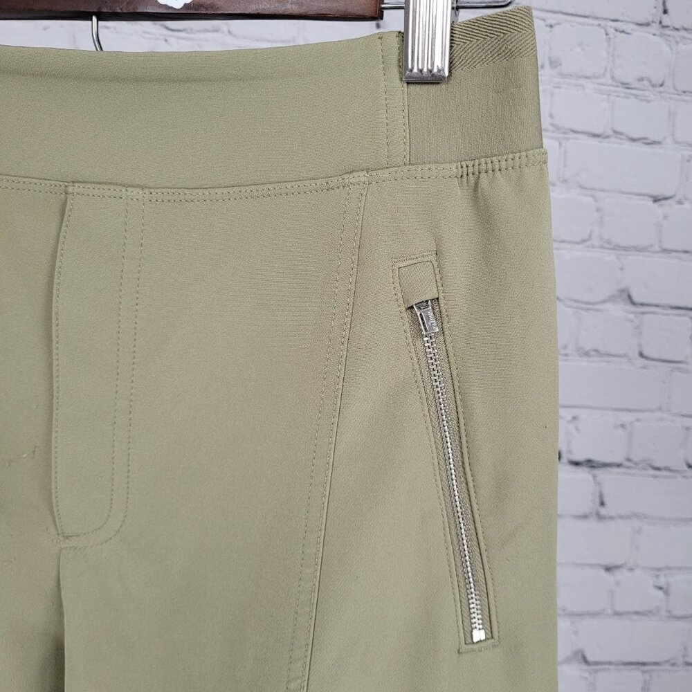Athleta Green Athleisure Stretch High Rise Cargo Pockets Pants Size 4 (26x39) - Picture 10 of 13